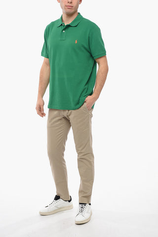 Bouclè Cotton Slim Fit Polo