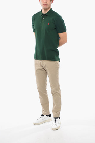 Polo Slim Fit con Logo Ricamato