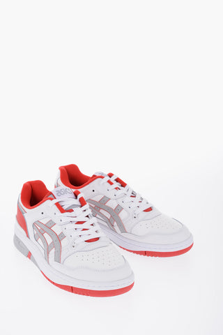 Leather EX89 Low Top Sneakers Embellished with Color Blocks