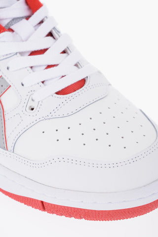 Leather EX89 Low Top Sneakers Embellished with Color Blocks