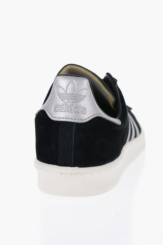 Contrasting Sole Suede CAMPUS 80s Low-Top Sneakers