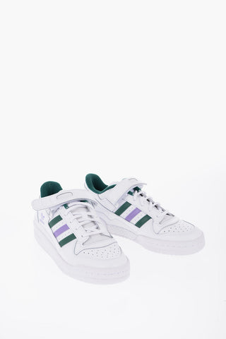 Contrasting Details Leather FORUM Low-Top Sneakers