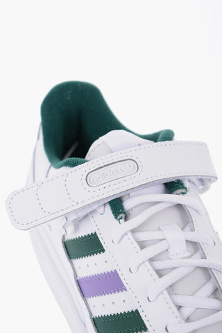 Contrasting Details Leather FORUM Low-Top Sneakers