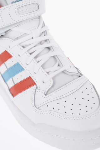 Leather FORUM MID Sneakers with Contrasting Details