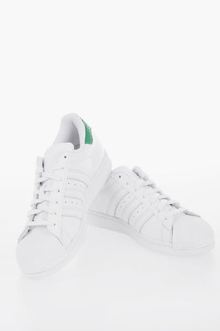Leather SUPERSTAR Low top Sneakers with Contrasting Details