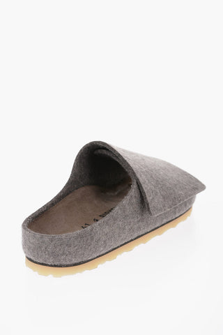 Sliders FELIZ in Lana Con Chiusura in velcro