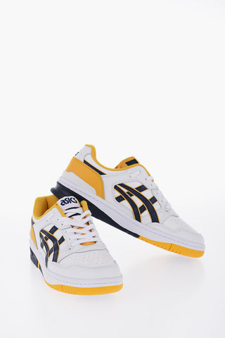 Leather EX89 Low Top Sneakers Embellished with Color Blocks