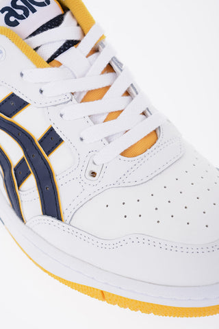 Leather EX89 Low Top Sneakers Embellished with Color Blocks