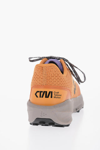 Contrasting Sole Mesh ULTRA TRAIL Low-Top Sneakers