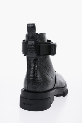 Lace-up TERRA Coated Canvas Combat Booties