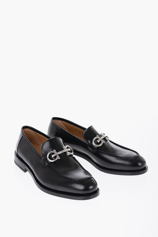 Brushed Leather GUSTAV Loafers With Clamps