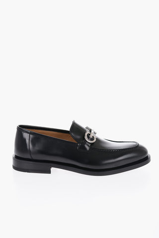 Brushed Leather GUSTAV Loafers With Clamps