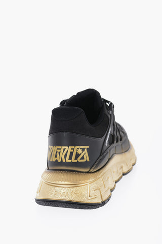 Sneakers Low-Top Con Trigreca E Suola Metallizzata