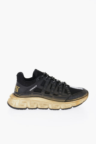 Sneakers Low-Top Con Trigreca E Suola Metallizzata