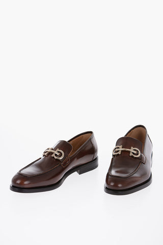 Brushed Leather GUSTAV Loafers With Clamps