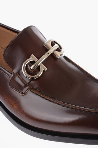 Brushed Leather GUSTAV Loafers With Clamps