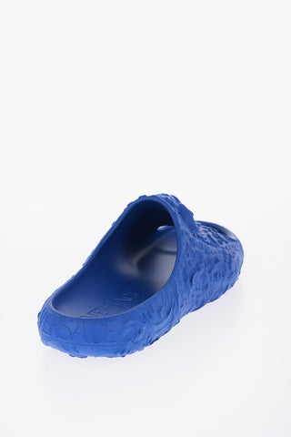 Rubber Slides With Embossed Baroque Details