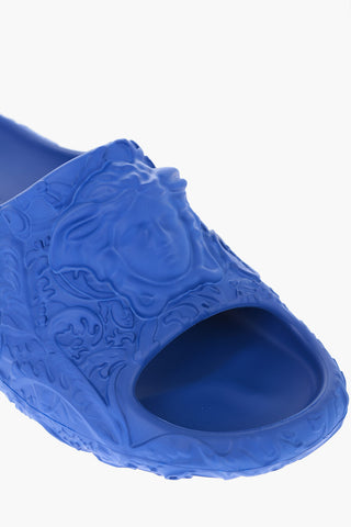 Rubber Slides With Embossed Baroque Details