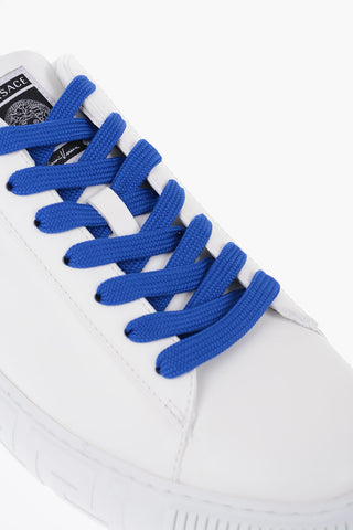 Leather COLLEGE Low-Top Sneakers With Embroidered Logo
