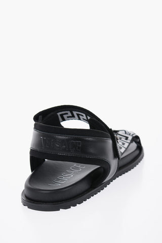 Fabric Sandals With Trigreca Print