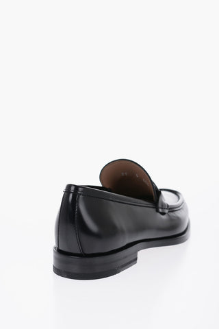 Leather ROLO Loafers With logoed Clamps
