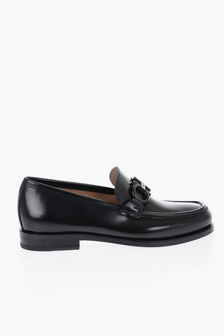 Leather ROLO Loafers With logoed Clamps