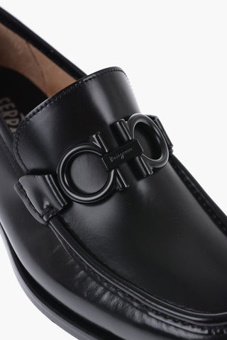 Leather ROLO Loafers With logoed Clamps