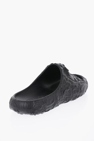 Rubber Slides With Embossed Baroque Details