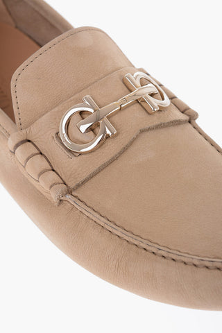 Suede Leather GRAZIOSO Loafers With Clamps