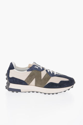 Mesh and Suede Low Top Sneakers with Contrast Monogram