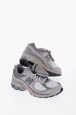 Suede and Fabric Low-Top Sneakers with Removable Pocket