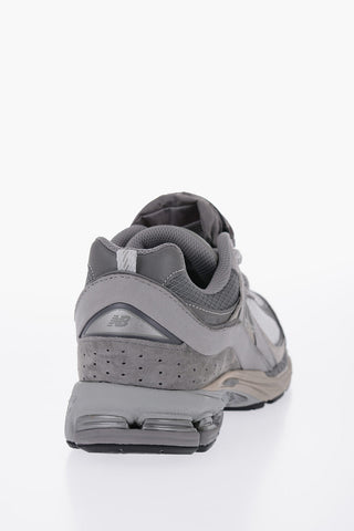 Suede and Fabric Low-Top Sneakers with Removable Pocket