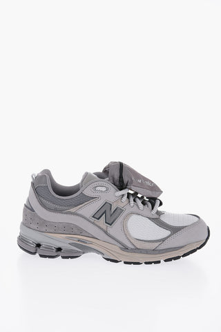 Suede and Fabric Low-Top Sneakers with Removable Pocket