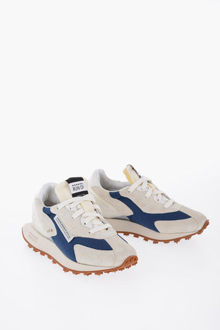 Sneakers Basse BLUE BODRUM GENESIS in Camoscio e Tessuto