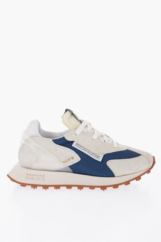 Sneakers Basse BLUE BODRUM GENESIS in Camoscio e Tessuto
