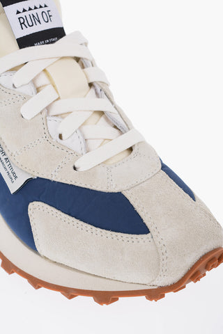 Sneakers Basse BLUE BODRUM GENESIS in Camoscio e Tessuto