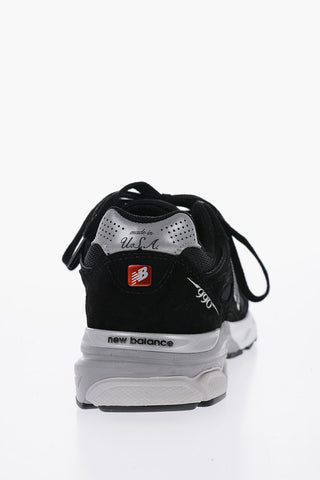 Sneakers Basse 990 con Tomaia in Mesh e Camoscio