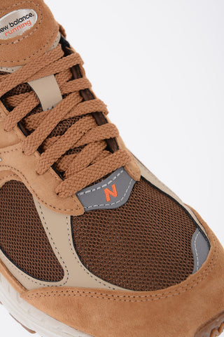 Suede and Mesh Low-Top Sneakers with Patch Logo