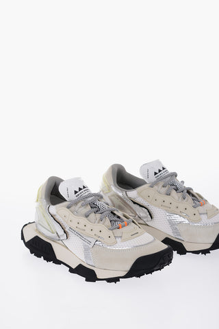 Leather and Mesh REVOLT ICE Low Top Sneakers