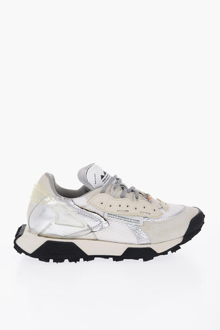 Leather and Mesh REVOLT ICE Low Top Sneakers