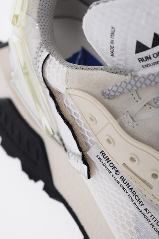 Leather and Mesh REVOLT ICE Low Top Sneakers