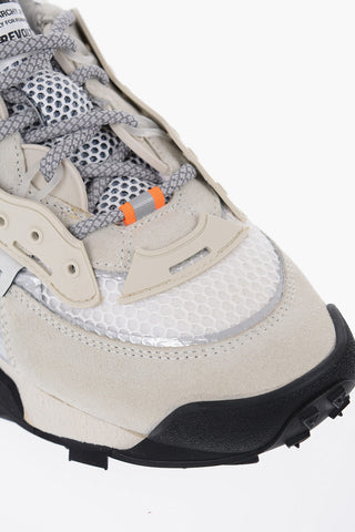 Leather and Mesh REVOLT ICE Low Top Sneakers