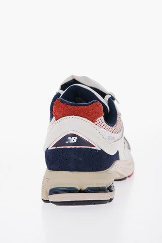 Sneakers Basse in Pelle e Mesh con Tasca Removibile