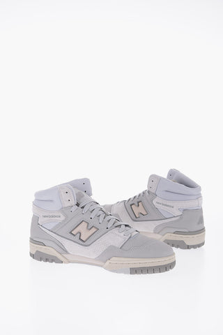 Ton-on-Ton Leather High Top Sneakers