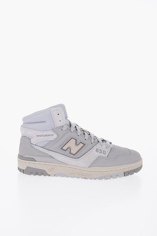 Ton-on-Ton Leather High Top Sneakers