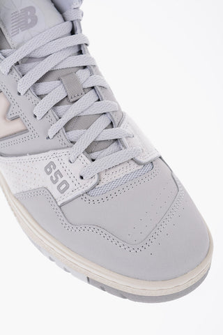 Ton-on-Ton Leather High Top Sneakers