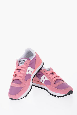 Two-Tone Suede and Nylon JAZZ Low-Top Sneakers