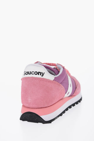 Two-Tone Suede and Nylon JAZZ Low-Top Sneakers