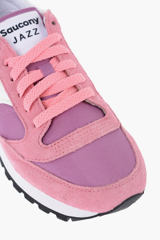 Two-Tone Suede and Nylon JAZZ Low-Top Sneakers