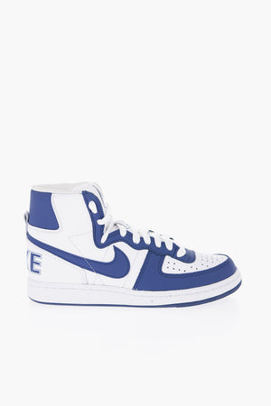 COMME DES GARCONS HOMME PLUS Hohe Sneaker TERMINATOR zweifarbig aus Leder